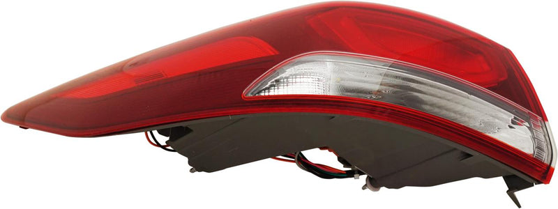 Tail Light Left Single Clear W/ Bulb(s) - Replacement 2017-2019 Elantra