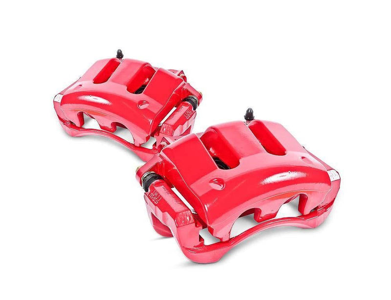 Caliper Red w/ Bracket Front Pair - Power Stop 2011-15 Hyundai Sonata