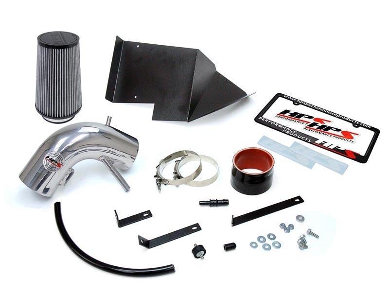 Cold Air Intake Kit Incl. Heat Shield Polish - HPS Performance Products 2013-15 Hyundai Genesis Sedan V6 3.8L