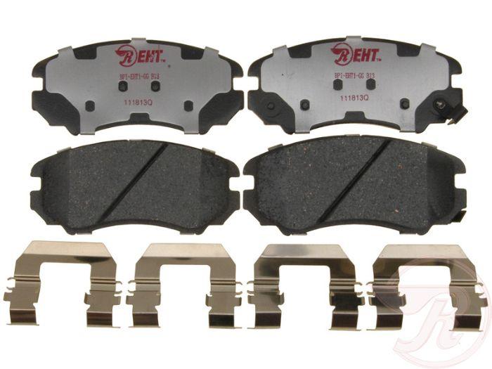 Brake Pad Set Set Of 2 Ceramic And Semi-metallic Eht Series - Raybestos 2007-2008 Tiburon 4 Cyl 2.0L