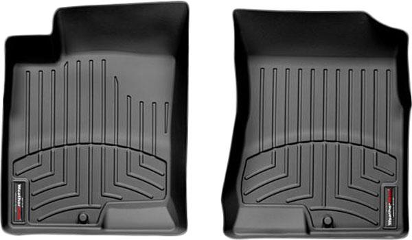Floor Mats 1st 2 Pieces Black Thermoplastic Digitalfit Series - Weathertech 2006 Sonata