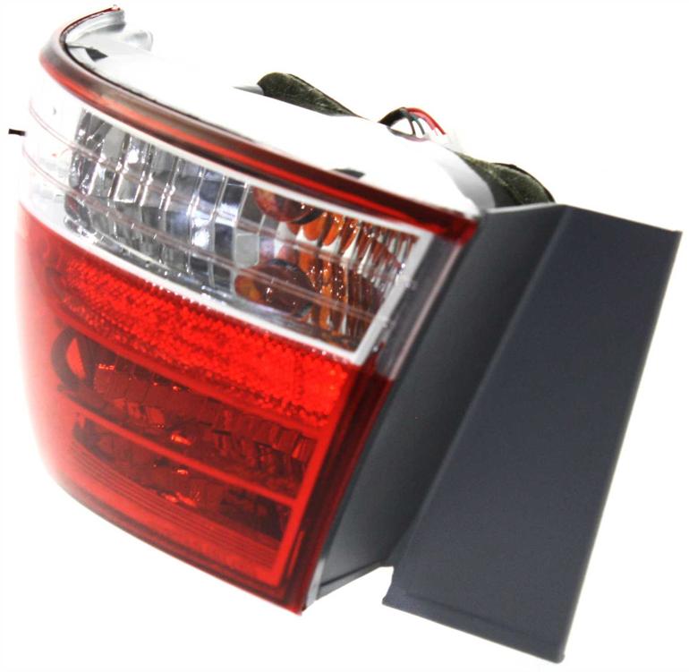 Tail Light Right Single Clear Red Capa Certified W/ Bulb(s) - ReplaceXL 2006 Sonata
