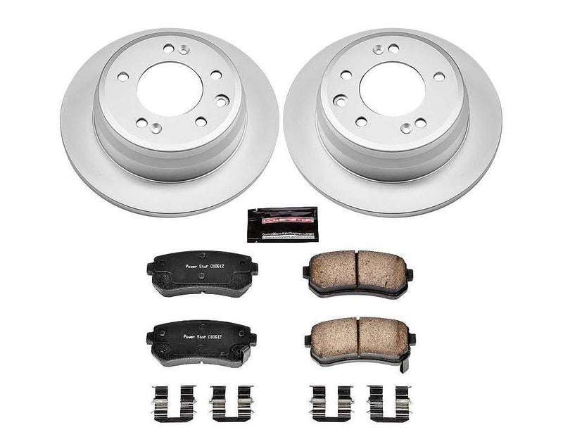 Brake Kit Rear Geomet Coated Z17 Evolution CRK6093 - Power Stop 2009-12 Hyundai Elantra