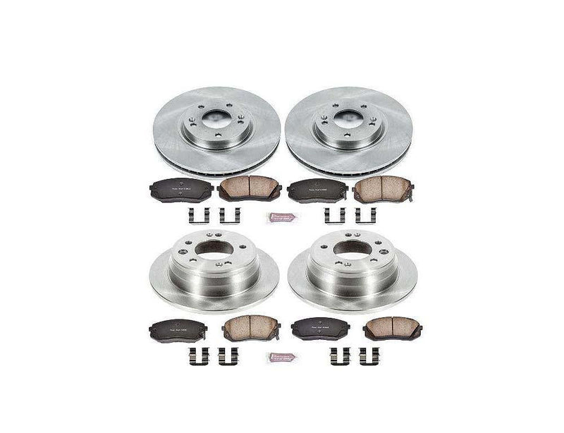 Brake Kit Front Rear - Power Stop 2012-15 Hyundai Tucson