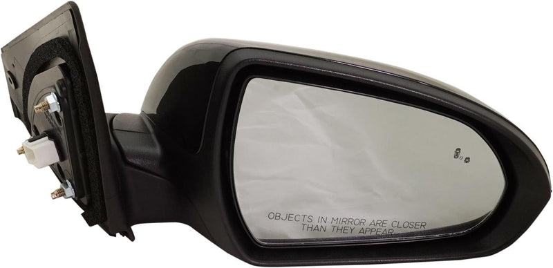 Mirror Right Single Heated W/ Blind Spot Detection In Glass - ReplaceXL 2017-2020 Elantra