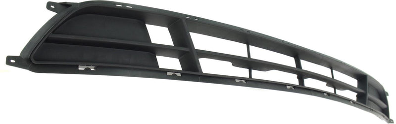 Bumper Grille Single Textured Gray Plastic Capa Certified - Replacement 2009-2010 Sonata 4 Cyl 2.4L