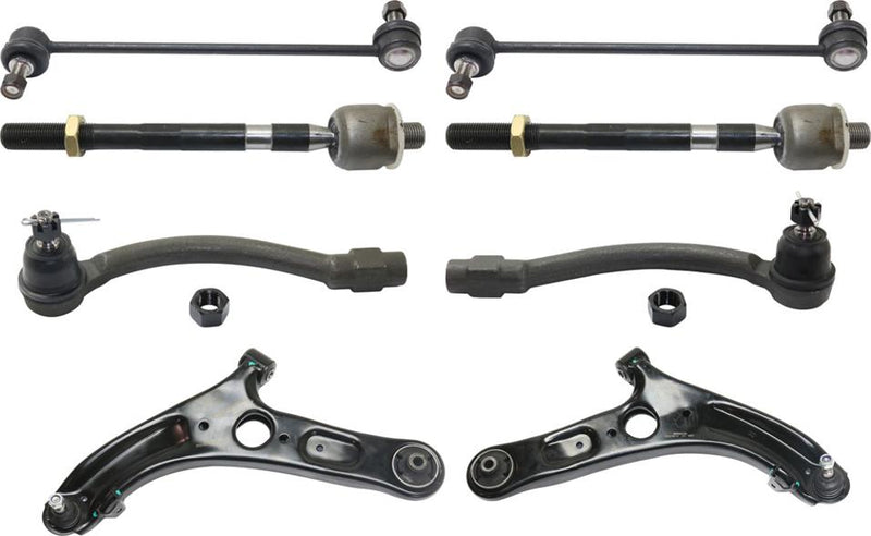 Control Arm Set Of 8 W/ Bushing(s) W/ Ball Joint(s) - TrueDrive 2012-2017 Veloster 4 Cyl 1.6L