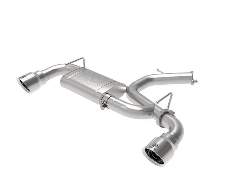 Axle Back Exhaust System 3" Stainless Tips Polished - Takeda USA 2019-21 Hyundai Veloster 4Cyl 2.0L