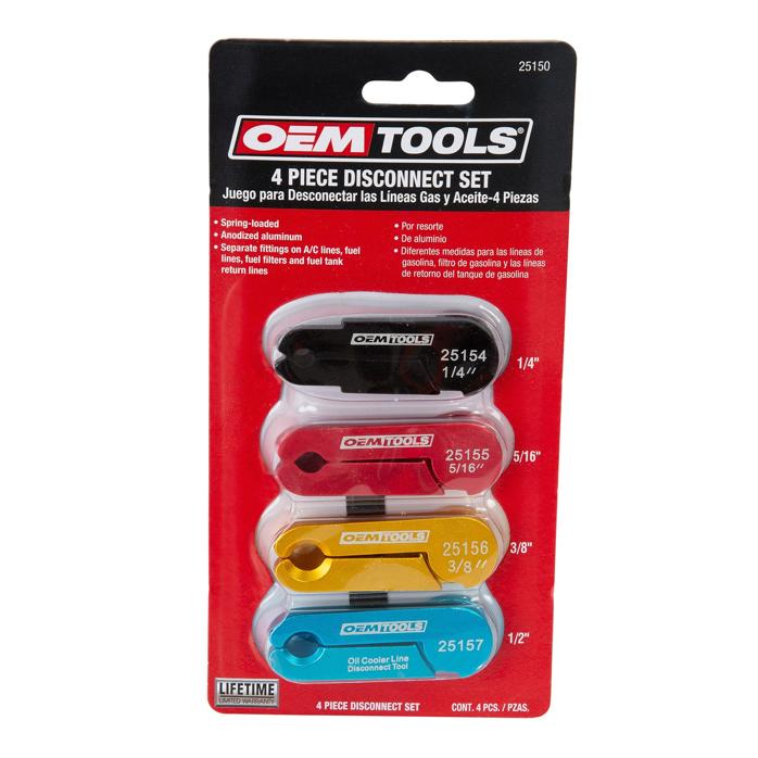 Fuel Line Disconnect Tool Set Of 4 Series - OEMTOOLS Universal