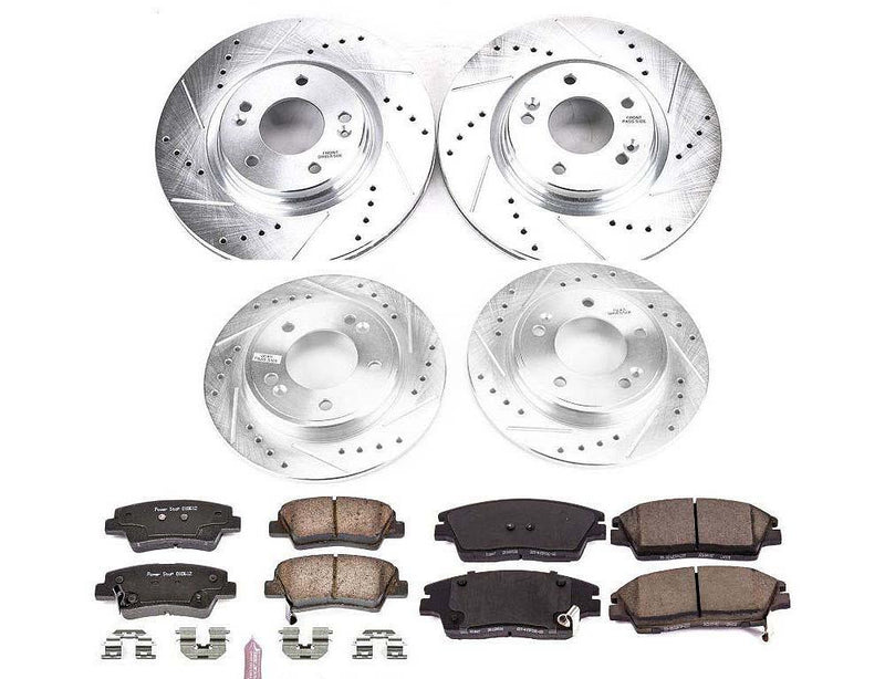 Brake Kit Front Rear Z23 Evolution Sport K8285 - Power Stop 2017-19 Hyundai Elantra