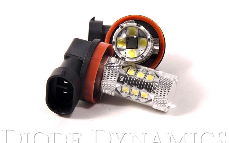 Pair Cool White LED XP80 H8 - Diode Dynamics 2011-13 Hyundai Equus  and more