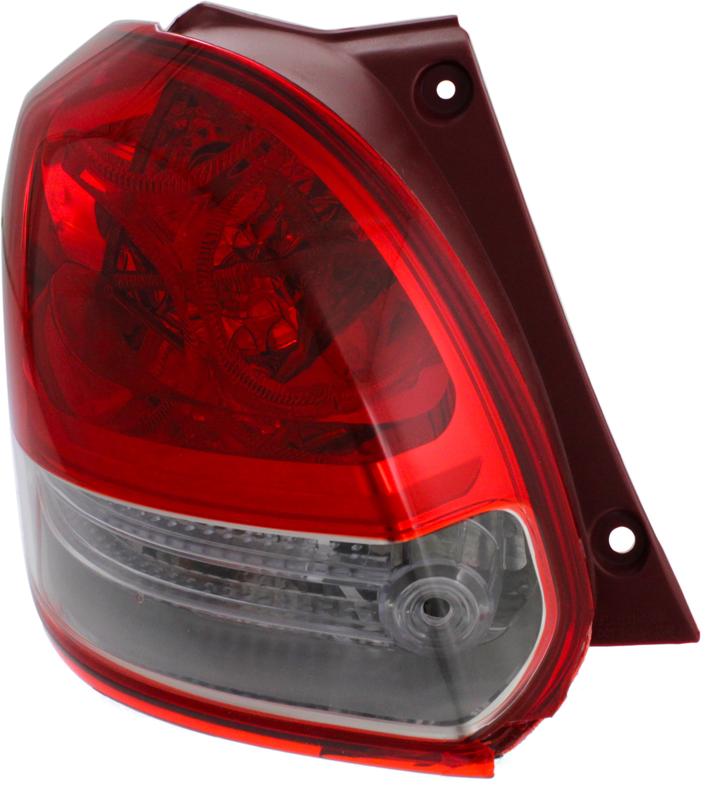Tail Light Left Single Clear Red W/ Bulb(s) - Replacement 2012-2017 Veloster