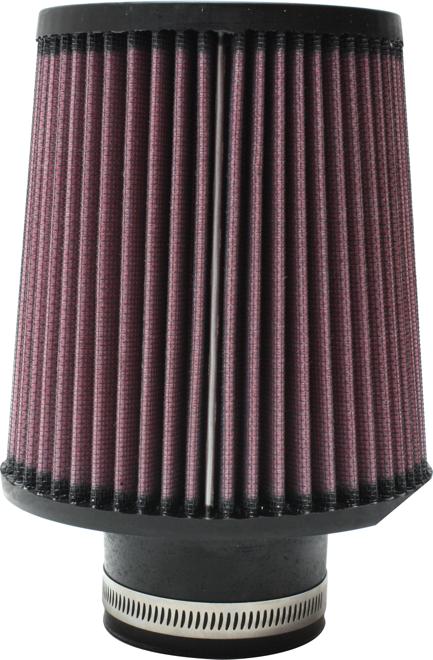Universal Air Filter Single Red Cotton - K&N 2003-2005 Tiburon 6 Cyl 2.7L