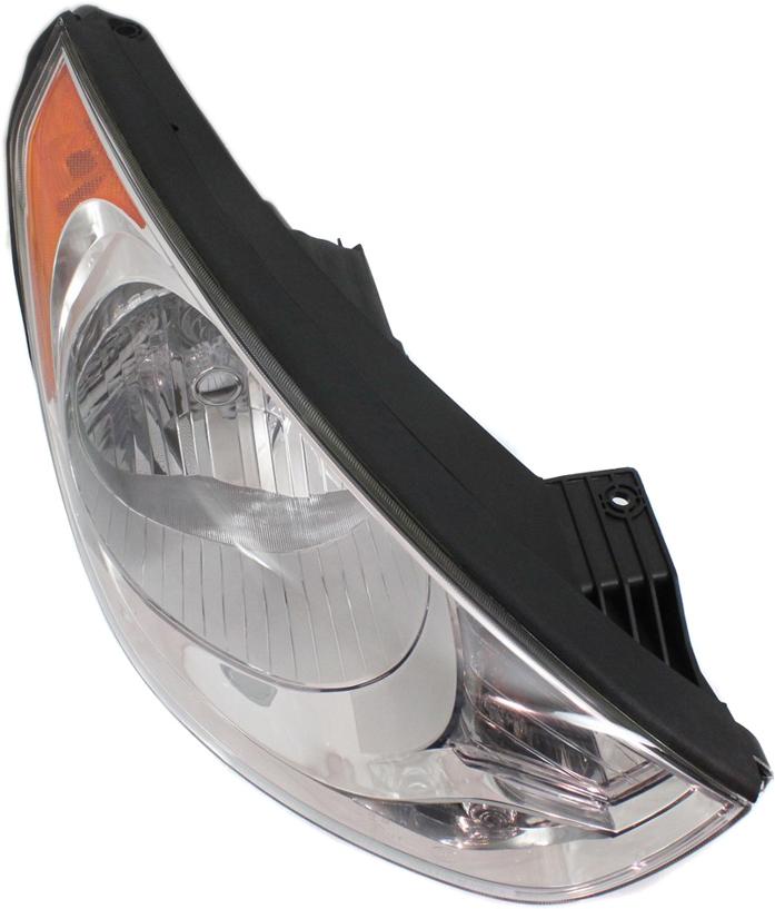 Headlight Right Single Clear W/ Bulb(s) - Replacement 2010-2013 Tucson