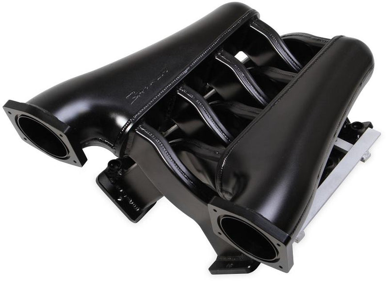 Intake Manifold Single Silver Sniper Efi Sheet Metal Fabricated Series - Holley Universal