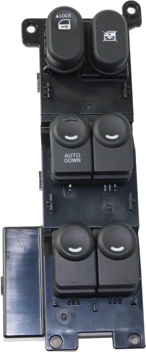 Window Switch Left Single Black - Replacement 2009 Elantra 4 Cyl 2.0L