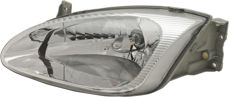 Headlight Left Single Clear W/ Bulb(s) - Replacement 1999-2000 Elantra