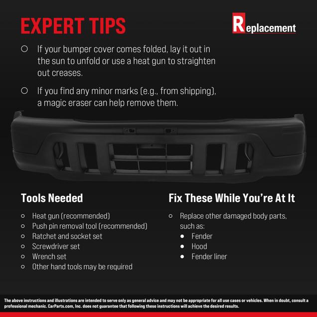 Bumper Cover Single Textured - Replacement 2016-2017 Tucson