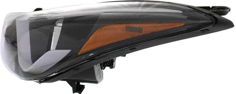 Headlight Left Single Clear W/ Bulb(s) - Replacement 2014-2016 Elantra