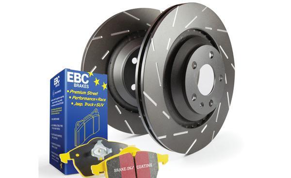 Disc Brake Pad & Rotor Kit Rear DP41769R+USR7570 S9KR - EBC Brakes 2010-15 Hyundai Tucson 4Cyl 2.0L