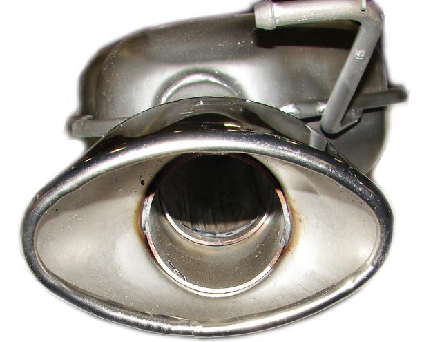 Exhaust Muffler Rear Right - Ansa 2006-08 Hyundai Sonata V6 3.3L