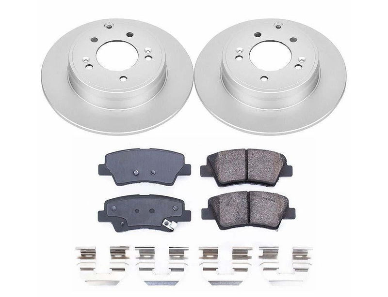 Brake Kit Rear Geomet Coated Z17 Evolution - Power Stop 2012-17 Hyundai Azera