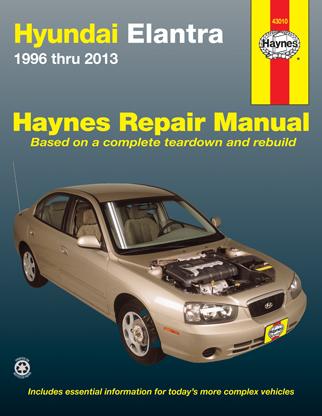 Repair Manual Single - Haynes 1996-1998 Elantra