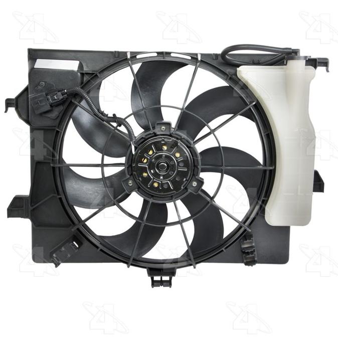 Cooling Fan Assembly Single - 4-Seasons 2012-2013 Veloster 4 Cyl 1.6L