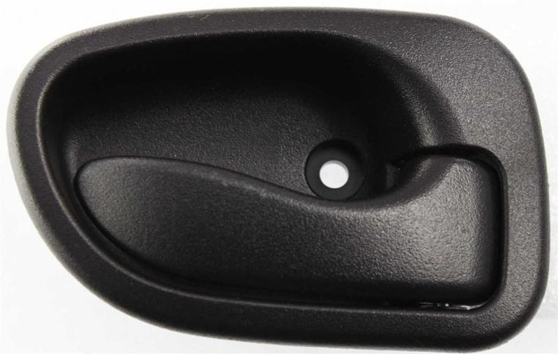 Exterior Door Handle Set Of 4 Textured Black W/ Key Hole - Replacement 1995 Accent 4 Cyl 1.5L