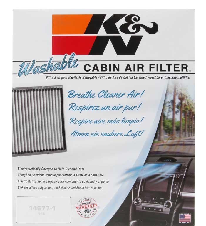 Cabin Air Filter - K&N 2012-16 Hyundai Accent 4Cyl 1.6L and more