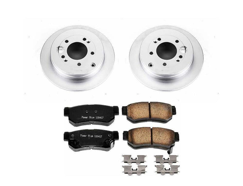 Brake Kit Rear Geomet Coated Z17 Evolution - Power Stop 2006-09 Hyundai Azera