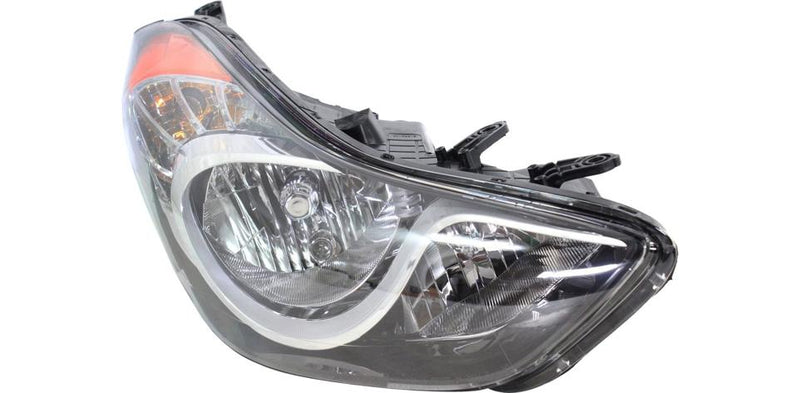 Headlight Set Of 2 Clear W/ Bulb(s) - Replacement 2011-2012 Elantra - Out of Stock