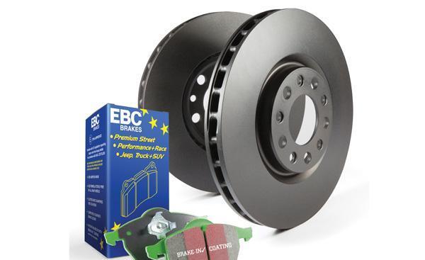 Disc Brake Pad & Rotor Kit Front DP21849+RK7538 S11KF - EBC Brakes 2009-14 Hyundai Genesis Sedan V6 3.8L