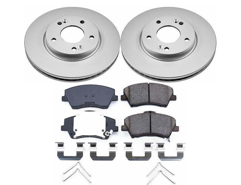 Brake Kit Front Geomet Coated Z17 Evolution CRK7370 - Power Stop 2017-19 Hyundai Elantra