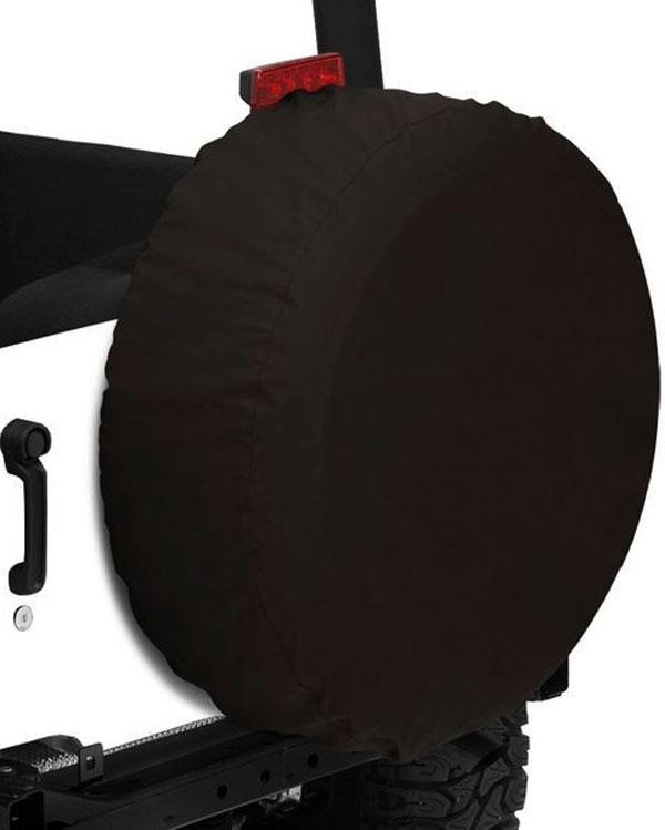 Spare Tire Cover 28x 8in Single Black Vinyl Polyester And Cotton Highrock 4x4 Element Series - Bestop Universal