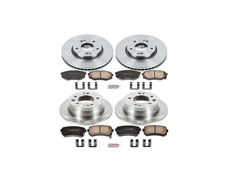 Brake Kit Front Rear - Power Stop 2010-12 Hyundai Tucson