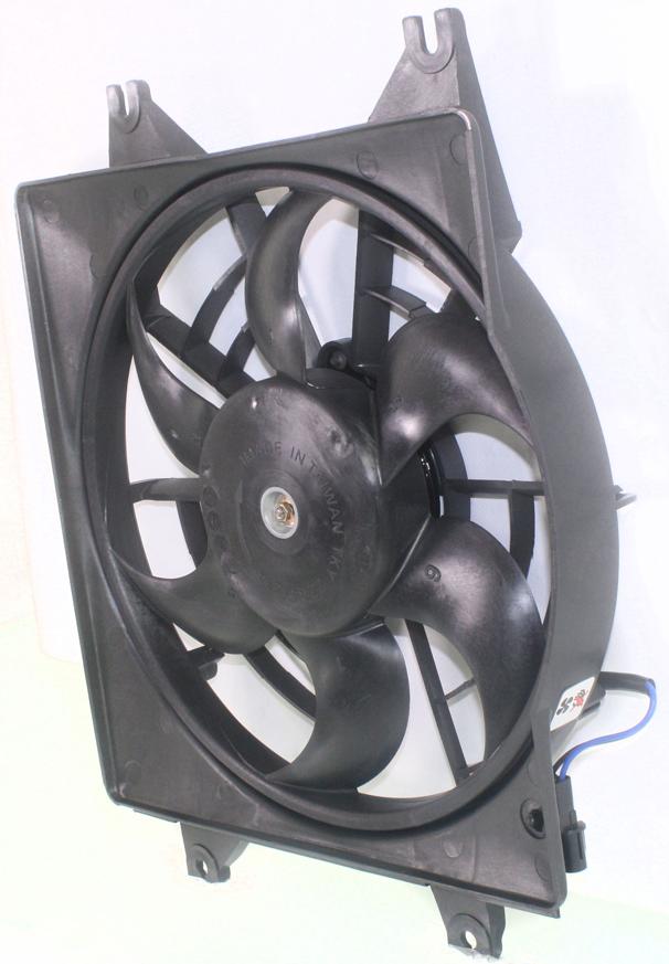 Cooling Fan Assembly Single - Item Auto 1995 Accent 4 Cyl 1.5L