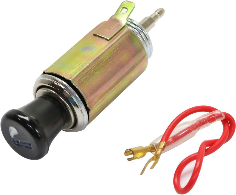 Cigarette Lighter Single Black - Replacement Universal