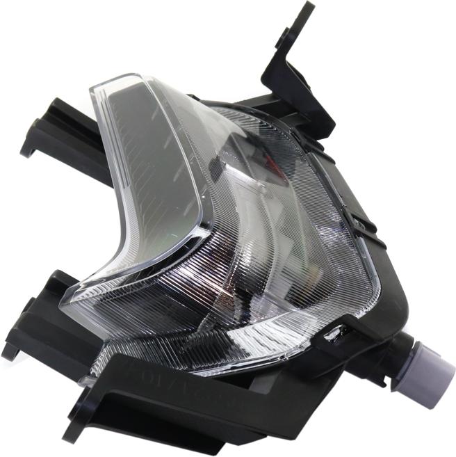 Driving Light Left Single Clear Plastic W/ Bulb(s) Capa Certified Sedan - Replacement 2017 Elantra