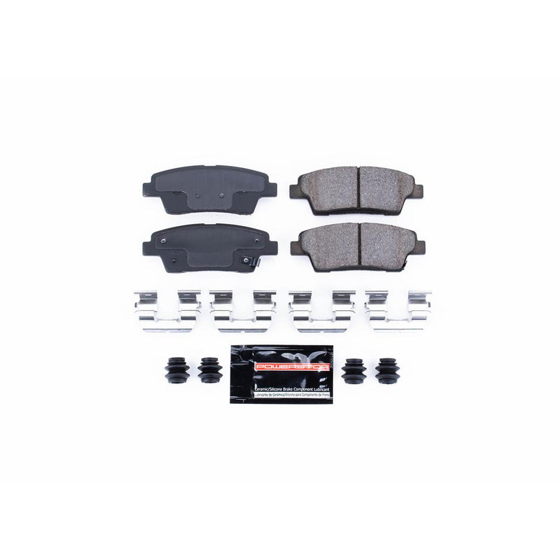 Brake Pad Set Set Of 2 Carbon Fiber Ceramic Z23 Evolution Sport - Powerstop 2011 Genesis 6 Cyl 3.8L