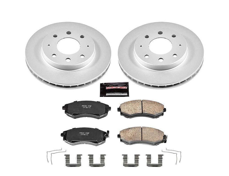 Brake Kit Front Geomet Coated Z17 Evolution CRK1087 - Power Stop 1998-01 Hyundai Elantra