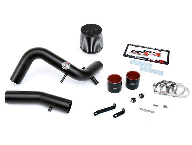 Cold Air Intake Kit Converts To Short Ram Black - HPS Performance Products 2013-17 Hyundai Veloster 4Cyl 1.6L