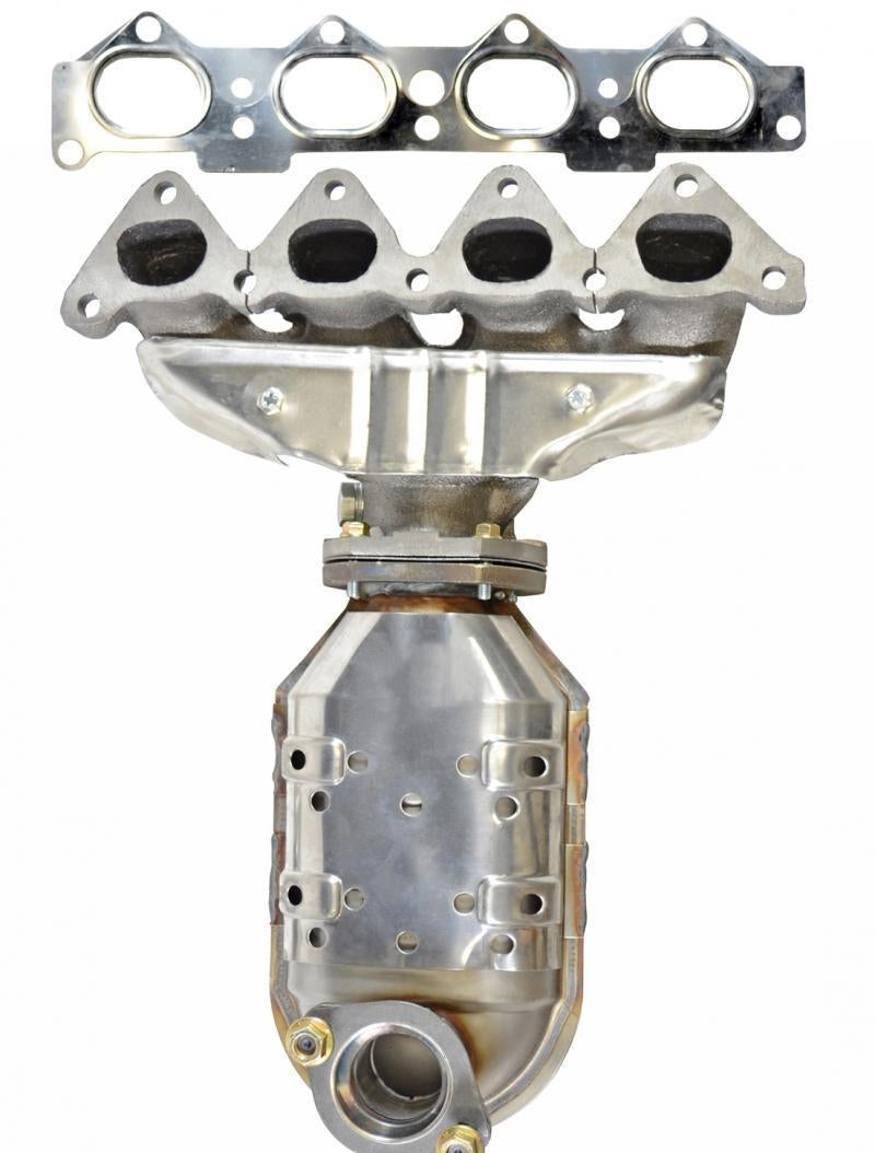 OBD II Manifold Converter Front Direct Fit Carb Compliant - AP Exhaust 1997-98 Hyundai Tiburon 4Cyl 2.0L and more