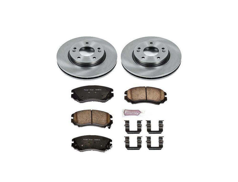 Brake Kit Front KOE5291 - Power Stop 2007-10 Hyundai Elantra