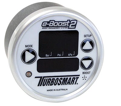 TurboSmart e-Boost2 Sport Compact (60mm) White/Silver - TurboSmart  None