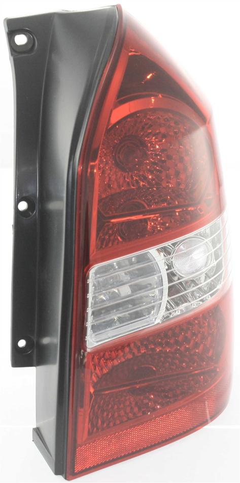 Tail Light Set Of 2 Clear Red W/ Bulb(s) - Replacement 2005-2006 Tucson 4 Cyl 2.0L