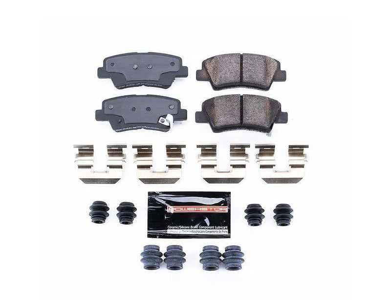 Brake Pad Z23 Evolution Sport w/ Hardware Rear - Power Stop 2009-11 Hyundai Azera