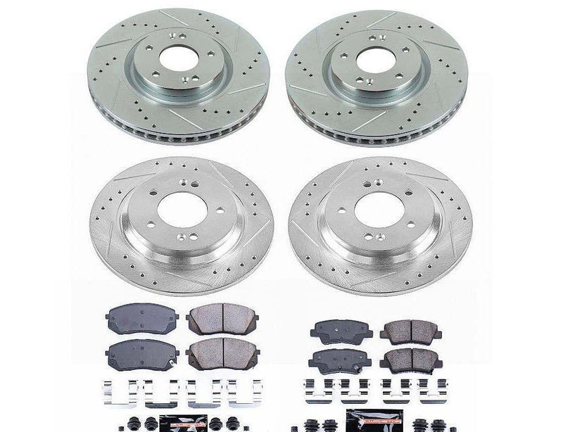 Brake Kit Front Rear Z23 Evolution Sport - Power Stop 2015 Hyundai Sonata