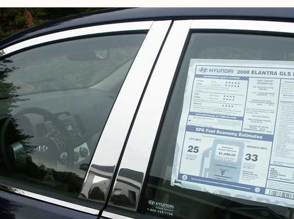 Pillar Post Trim Kit 4 Piece PP27340 - Quality Auto Accessories 2007-10 Hyundai Elantra