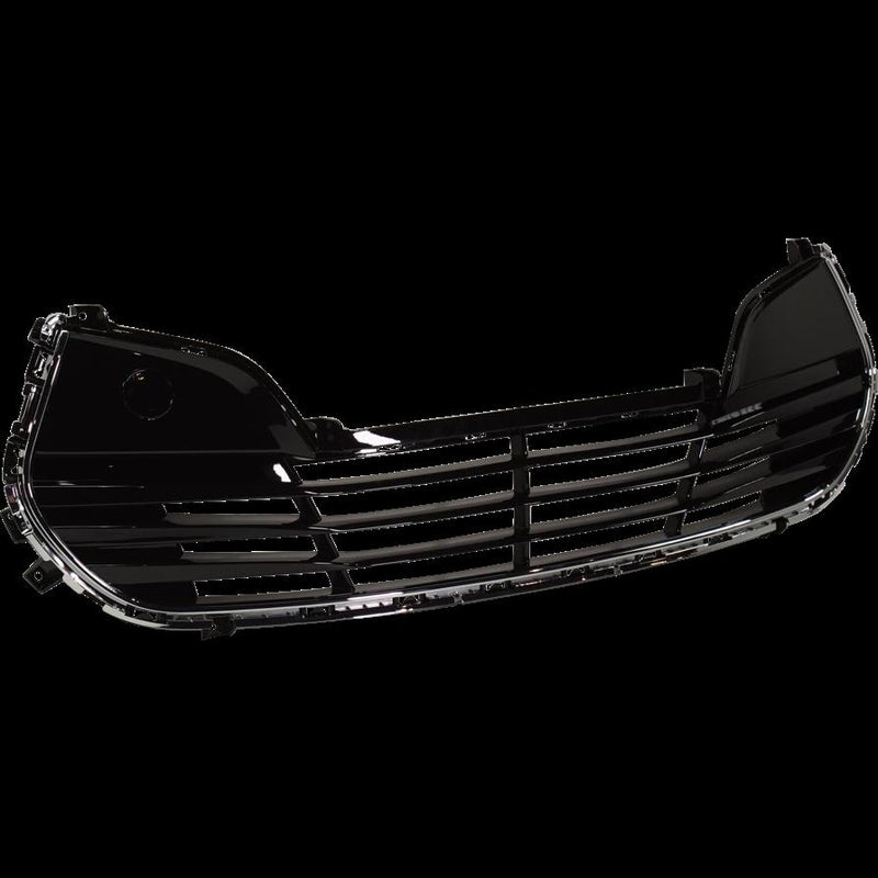 Bumper Grille Single Black - Replacement 2012-2017 Veloster